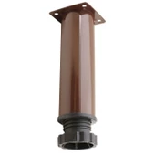 Akça Ayarlanabilir Mobilya Kanepe Koltuk Baza Yükseltme Yükseltici Ayağı Metal Ayakları 15 Cm Kahve thumbnail 4