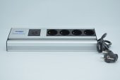 Mutfak Tezgah/Dolap Altı 32Cm Beyaz Led Aydınlatmalı 4 Prizli - 1