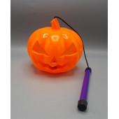 Cadılar Bayramı Halloween Led Işıklı Sopalı Balkabağı Dekor Süs 13x40 Cm - 3