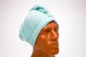 Mikrofiber Saç - Baş Havlusu - Açık Turkuaz  Nabaiji Meridyendukkan - 1