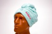 Mikrofiber Saç - Baş Havlusu - Açık Turkuaz  Nabaiji Meridyendukkan - 2