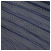 Tül Perde-Fon Perde /2 Kanat, MeridyenDukkan Koyu Mavi Renk 145x300 cm - 4