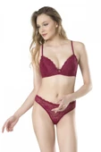 Fabony Bayan Dantelli Bralet Sütyen String Külot Takımı 4070 - 3