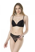 Fabony Bayan Dantelli Bralet Sütyen String Külot Takımı 4070 - 1