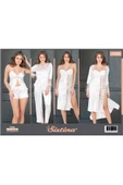 Sistina Bayan Beyaz Penye Çeyizlik 6' lı Set - 1500 - 10