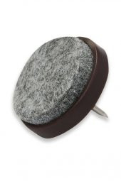 Sandalye Keçesi Plastik  Taban 20mm Çivili Kahve thumbnail 3