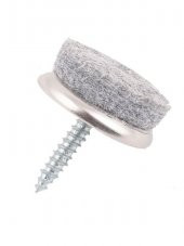 Sandalye Keçesi  Metal Taban 20mm Vidalı 20li Paket thumbnail 1