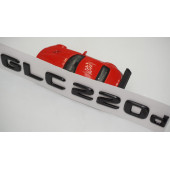 GLC 220d Bagaj Parlak Siyah ABS 3M 3D Yazı Logo - 4