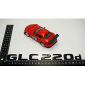 GLC 220d Bagaj Parlak Siyah ABS 3M 3D Yazı Logo - 5