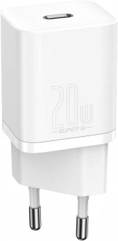 Baseus Super Si QC 20W Type-C Şarj Cihazı Beyaz - 1