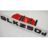 GLK 250d Bagaj Parlak Siyah ABS 3M 3D Yazı Logo - 4