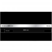 15 mm x 2800 mm Gümüş Sibu Aynalı Pleksi Şerit Mobilya Süsü - 1