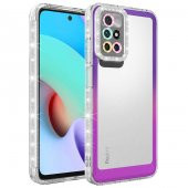 Xiaomi Redmi 10 Kılıf Simli ve Renk Geçiş Tasarımlı Lens Korumalı Zore Park Kapak - 4