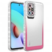 Xiaomi Redmi 10 Kılıf Simli ve Renk Geçiş Tasarımlı Lens Korumalı Zore Park Kapak - 6