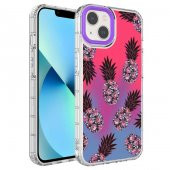 Apple iPhone 13 Kılıf Kamera Korumalı Renkli Desenli Sert Silikon Zore Korn Kapak - 6
