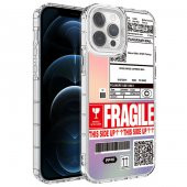 Apple iPhone 13 Pro Max Kılıf Kamera Korumalı Renkli Desenli Sert Silikon Zore Korn Kapak - 5