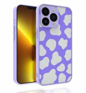 Apple iPhone 13 Pro Kılıf Desenli Kamera Korumalı Parlak Zore Nora Kapak - 1