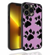 Apple iPhone 13 Pro Kılıf Desenli Kamera Korumalı Parlak Zore Nora Kapak - 5