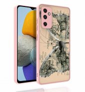 Galaxy M23 Kılıf Desenli Kamera Korumalı Parlak Zore Nora Kapak thumbnail 6