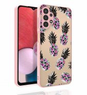 Galaxy A13 4G Kılıf Desenli Kamera Korumalı Parlak Zore Nora Kapak - 3