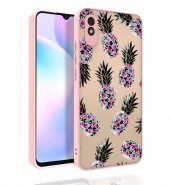 Xiaomi Redmi 9A Kılıf Desenli Kamera Korumalı Parlak Zore Nora Kapak - 3