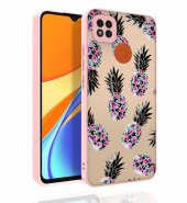 Xiaomi Redmi 9C Kılıf Desenli Kamera Korumalı Parlak Zore Nora Kapak - 3