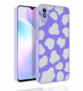 Xiaomi Redmi 9A Kılıf Desenli Kamera Korumalı Parlak Zore Nora Kapak - 8