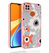 Xiaomi Redmi 9C Kılıf Desenli Kamera Korumalı Parlak Zore Nora Kapak - 7