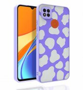 Xiaomi Redmi 9C Kılıf Desenli Kamera Korumalı Parlak Zore Nora Kapak - 8