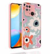 Xiaomi Redmi 10C Kılıf Desenli Kamera Korumalı Parlak Zore Nora Kapak - 7