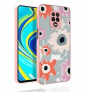 Xiaomi Redmi Note 9 Pro Kılıf Desenli Kamera Korumalı Parlak Zore Nora Kapak - 7
