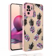 Xiaomi Redmi Note 10S Kılıf Desenli Kamera Korumalı Parlak Zore Nora Kapak - 3