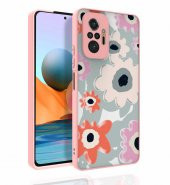 Xiaomi Redmi Note 10 Pro Kılıf Desenli Kamera Korumalı Parlak Zore Nora Kapak - 7