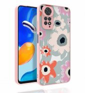 Xiaomi Redmi Note 11S Global Kılıf Desenli Kamera Korumalı Parlak Zore Nora Kapak - 7