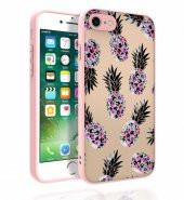Apple iPhone SE 2020 Kılıf Desenli Kamera Korumalı Parlak Zore Nora Kapak - 3