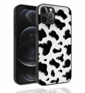 Apple iPhone 12 Pro Kılıf Desenli Kamera Korumalı Parlak Zore Nora Kapak - 4