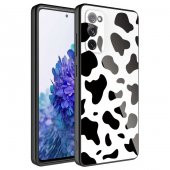 Galaxy S20 FE Kılıf Kamera Korumalı Desenli Sert Silikon Zore Epoksi Kapak - 3