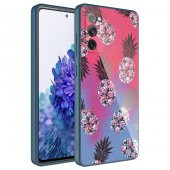 Galaxy S20 FE Kılıf Kamera Korumalı Desenli Sert Silikon Zore Epoksi Kapak - 9