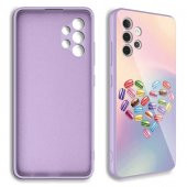 Galaxy A32 4G Kılıf Kamera Korumalı Desenli Sert Silikon Zore Epoksi Kapak - 2