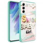 Galaxy S21 FE Kılıf Kamera Korumalı Desenli Sert Silikon Zore Epoksi Kapak thumbnail 7