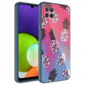 Galaxy M22 Kılıf Kamera Korumalı Desenli Sert Silikon Zore Epoksi Kapak - 9