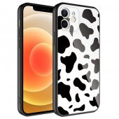 Apple iPhone 11 Kılıf Kamera Korumalı Desenli Sert Silikon Zore Epoksi Kapak - 9