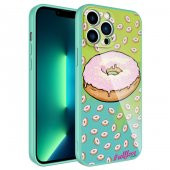 Apple iPhone 12 Pro Max Kılıf Kamera Korumalı Desenli Sert Silikon Zore Epoksi Kapak - 10