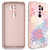 Xiaomi Redmi Note 8 Pro Kılıf Kamera Korumalı Desenli Sert Silikon Zore Epoksi Kapak - 2