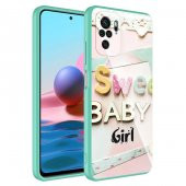 Xiaomi Redmi Note 10 Kılıf Kamera Korumalı Desenli Sert Silikon Zore Epoksi Kapak - 6