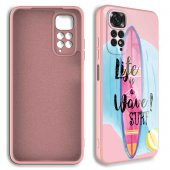 Xiaomi Redmi Note 11S Global Kılıf Kamera Korumalı Desenli Sert Silikon Zore Epoksi Kapak - 3