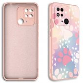 Xiaomi Poco C40 Kılıf Kamera Korumalı Desenli Sert Silikon Zore Epoksi Kapak - 2