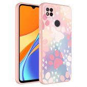 Xiaomi Redmi 9C Kılıf Kamera Korumalı Desenli Sert Silikon Zore Epoksi Kapak - 8