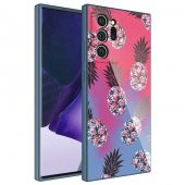 Galaxy Note 20 Ultra Kılıf Kamera Korumalı Desenli Sert Silikon Zore Epoksi Kapak - 8