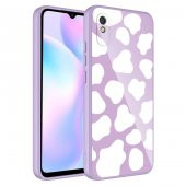 Xiaomi Redmi 9A Kılıf Kamera Korumalı Desenli Sert Silikon Zore Epoksi Kapak - 5